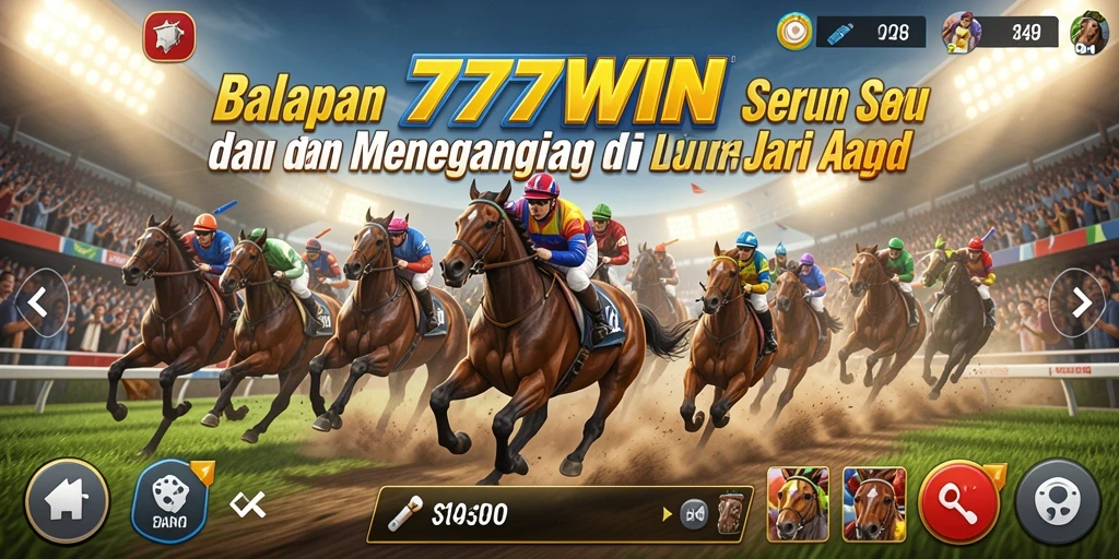 Screenshot gameplay balapan seru di 777WIN