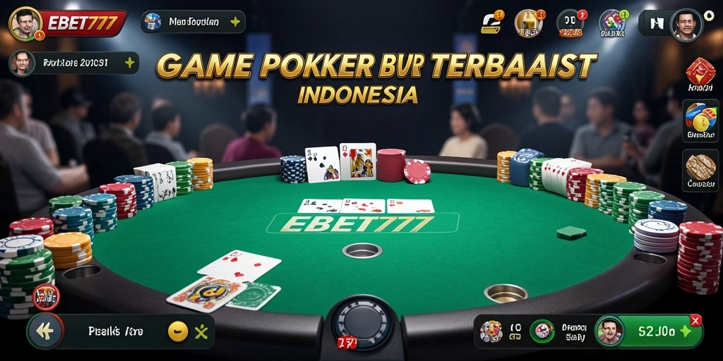 Tangkapan layar gameplay EBET777 yang seru di meja Poker.