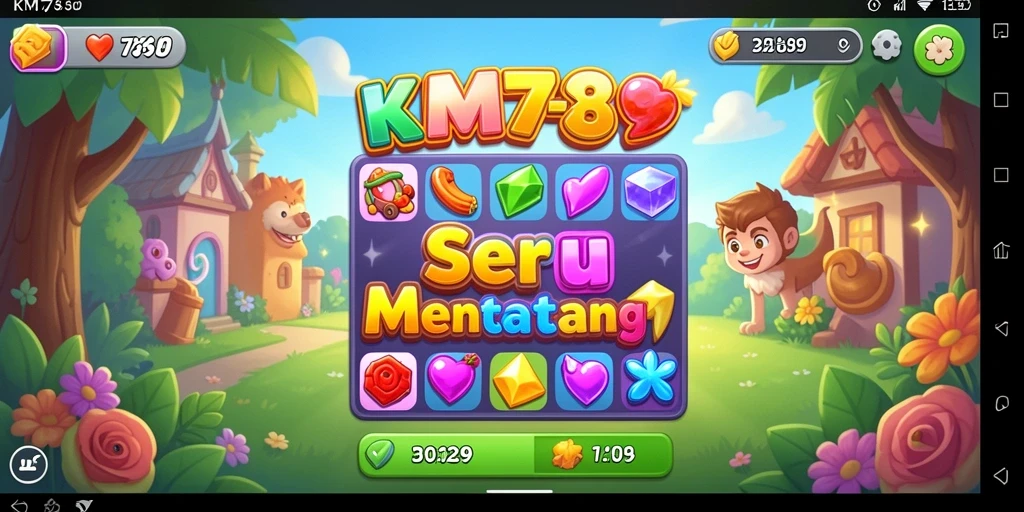 Tampilan gameplay KM789 yang menantang dan memikat.