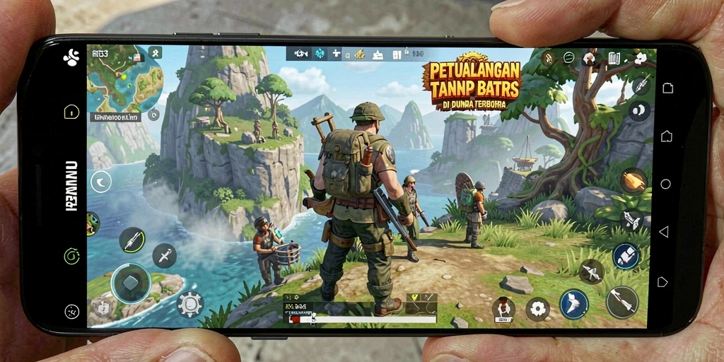 Gameplay RR33 yang mengesankan dalam dunia terbuka.